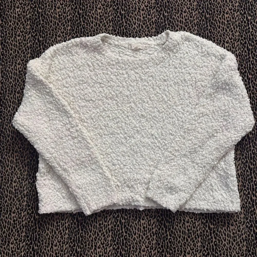 LA Hearts Cropped Knit Sweater